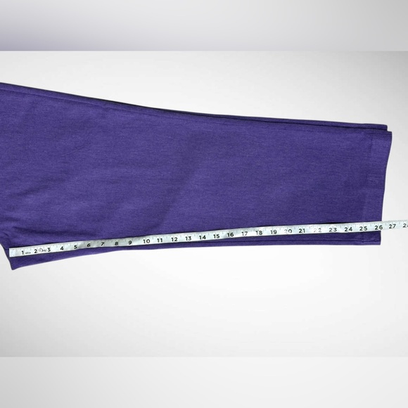 Alfred Dunner Allure Slimming Pants Petite 14P – Purple Stretch Pull-On - Picture 11 of 13